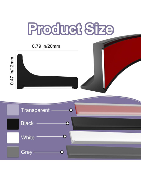 Umbral de Drenaje de Agua Hzetuu 0.8M Negro Silicona