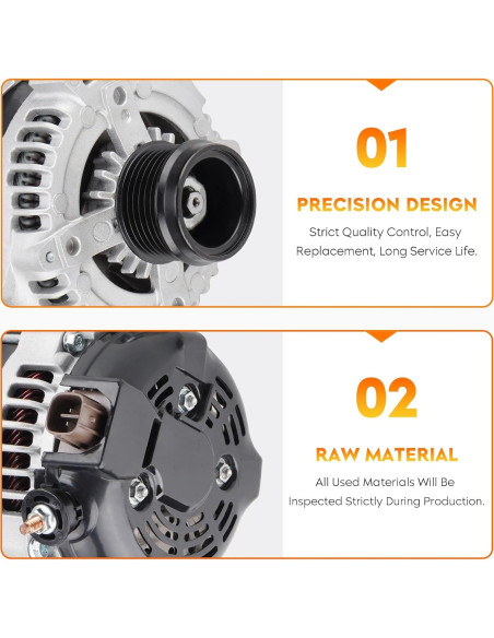 Alternador Aeagle 100A para Toyota Corolla 1.8L 2009-2013