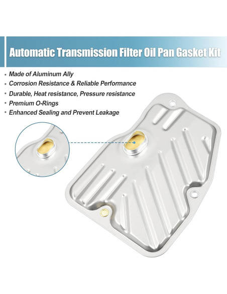 Filtro de Transmisión Aceite Pan uxcell para Toyota Corolla 2014-2020