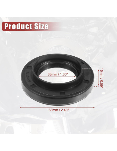 Sello de Cigüeñal uxcell 15x63mm para Toyota Corolla 1995-2002