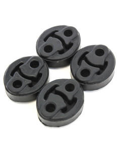 Aisladores de Escape Red Hound Auto 4 Piezas 6,19 cm