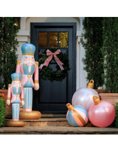 Cascanueces Inflable Rosa FUNBOY 1.07 m Resistente a la Intemperie 2