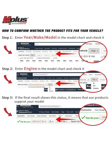 Juego de Sellos de Válvula MPLUS SS72878-1 para Toyota y más
