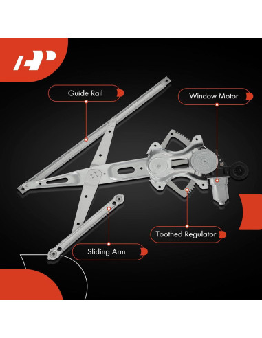 Regulador de Ventana Eléctrico A-Premium Toyota Corolla 2009-2013
