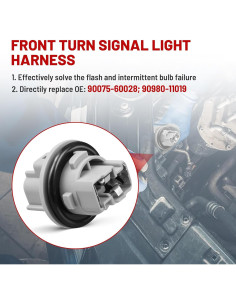 Enchufe de Luz de Giro Frontal RED WOLF 2 Pines para Toyota 2
