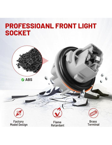 Enchufe de Luz de Giro Frontal RED WOLF 2 Pines para Toyota