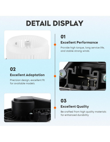 Motor de Soplador HVAC TadaMark para Toyota Corolla 2009-2016