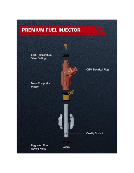 Inyectores de combustible TAUTOY FJ847 para Toyota Yaris Corolla