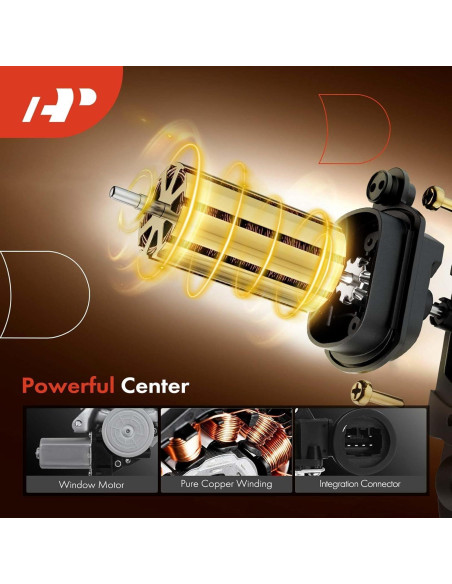 Regulador de Ventana Eléctrico A-Premium Toyota Corolla 2014-2019