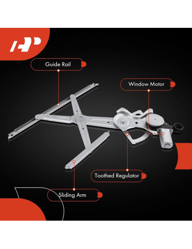 Regulador de Ventana Eléctrico A-Premium Toyota Corolla 2014-2019