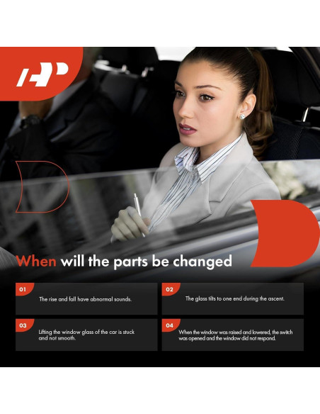 Regulador de Ventana Eléctrico A-Premium Toyota Corolla 2014-2019