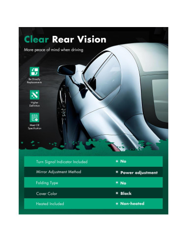 Espejo Retrovisor Lateral Derecho SCITOO Corolla 2003-2008