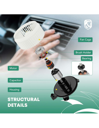 Motor de Soplador de Calefacción YHTAUTO para Toyota