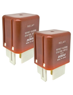 Paquete de 2 Relés Automotrices Sonzrod 40A 12VDC SPST