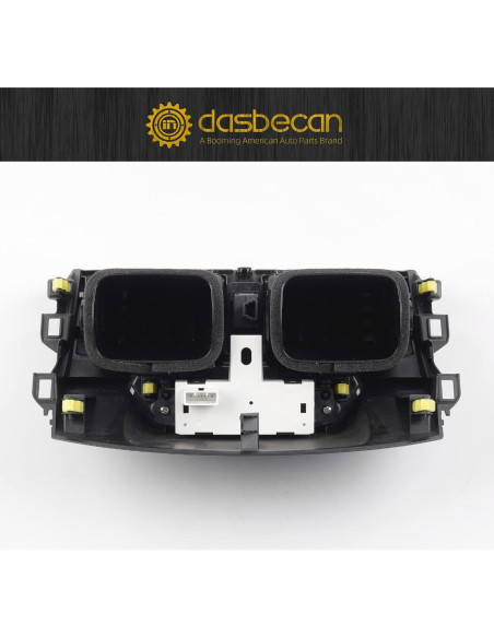 Panel de Ventilación A/C Dasbecan con Reloj para Toyota Corolla 2009-2013