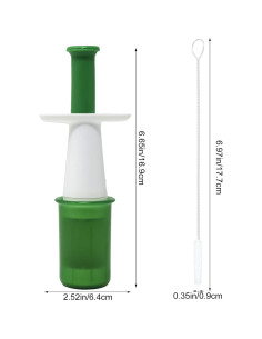 Cortador de Uvas Yueton con Cepillos de Limpieza - Verde 2