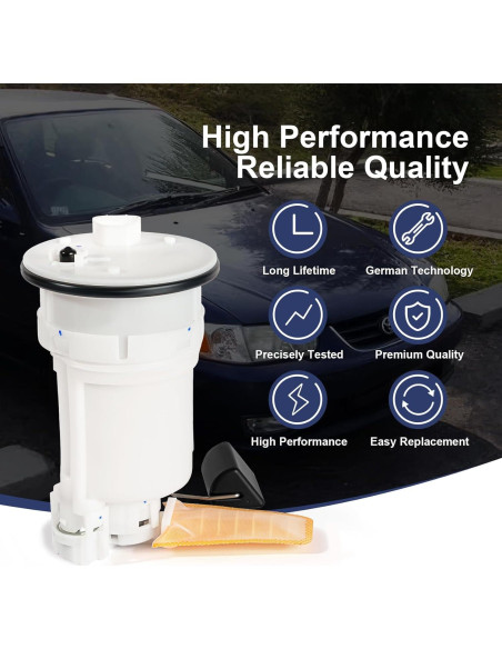 Módulo Bomba de Combustible Eléctrica VANBOL para Chevy Prizm y Toyota Corolla 1.8L 1998-2002