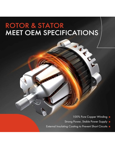 Alternador A-Premium 12V 60A/70A para Toyota Corolla/Celica