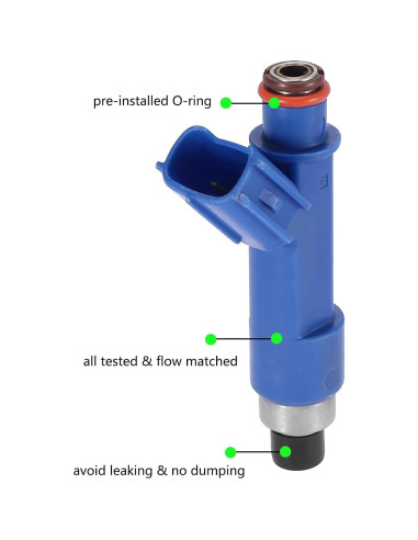 Inyector de combustible TA-VIGOR 12 agujeros Toyota 1.8L