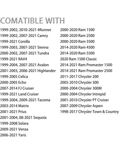 Tapa de combustible con cerradura FOKES para Toyota y Honda