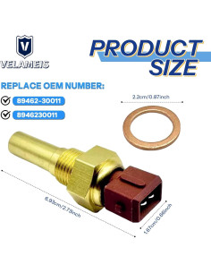 Interruptor de Inyector de Arranque en Frío V VELAMEIS 89462-30011 2