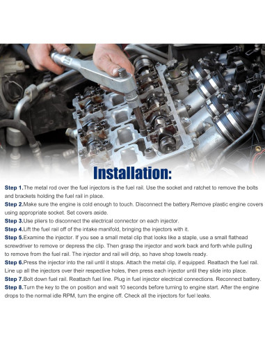 Inyector de Combustible X AUTOHAUX para Scion y Toyota 1.8L