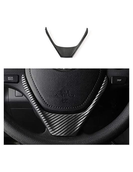Cubierta de Volante de Fibra de Carbono Ruihe para Toyota RAV4 Corolla 2014-2018