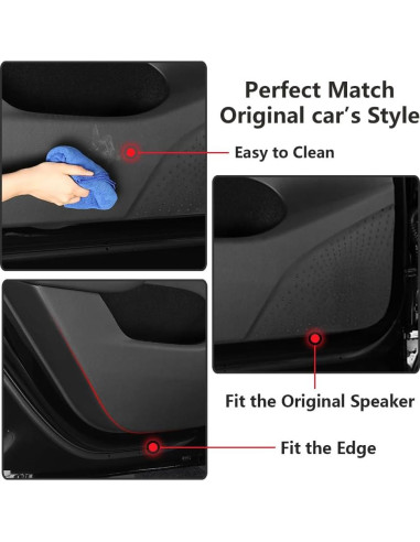 Protector Antichoque LUNQIN para Puerta Toyota Corolla 2020-2025