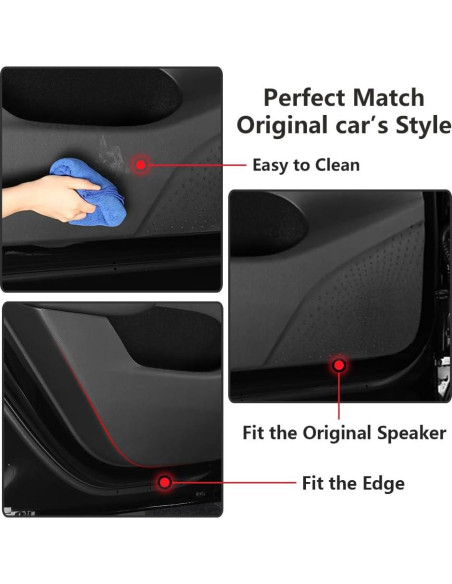 Protector Antichoque LUNQIN para Puerta Toyota Corolla 2020-2025