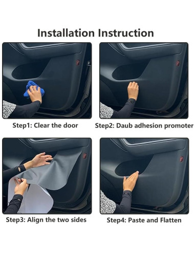 Protector Antichoque LUNQIN para Puerta Toyota Corolla 2020-2025