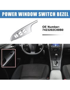 Panel Cubierta Puerta Interior uxcell Toyota Corolla 2009-2013 2