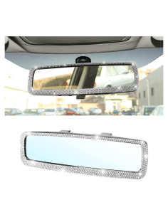 Espejo Retrovisor Brillante BLAU GRUN 27.5x8 cm Ajustable