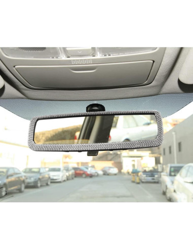 Espejo Retrovisor Brillante BLAU GRUN 27.5x8 cm Ajustable