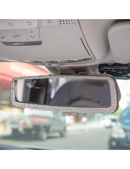 Espejo Retrovisor Brillante BLAU GRUN 27.5x8 cm Ajustable