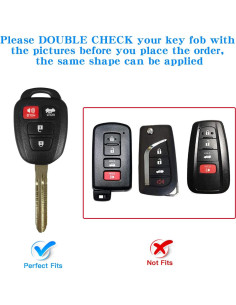 Cubierta de Llavero Toyota MILD EAST TPU Negro 2012-2019 2