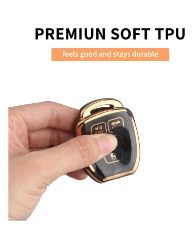 Cubierta de Llavero Toyota MILD EAST TPU Negro 2012-2019