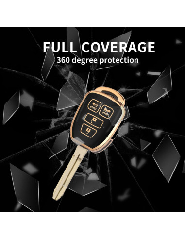 Cubierta de Llavero Toyota MILD EAST TPU Negro 2012-2019