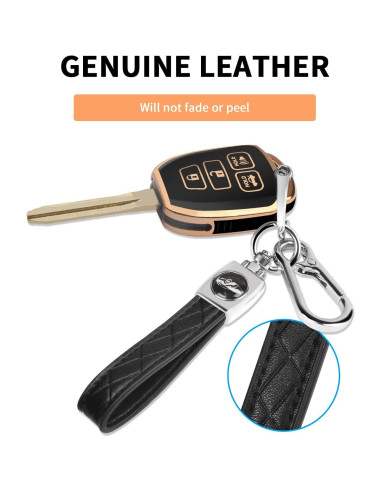 Cubierta de Llavero Toyota MILD EAST TPU Negro 2012-2019