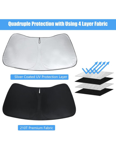 Protector Solar Parabrisas HOHUIGO Toyota Corolla 2009-2014