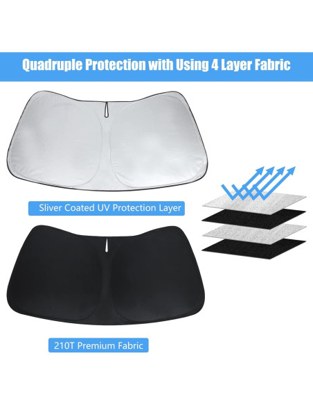 Protector Solar Parabrisas HOHUIGO Toyota Corolla 2009-2014