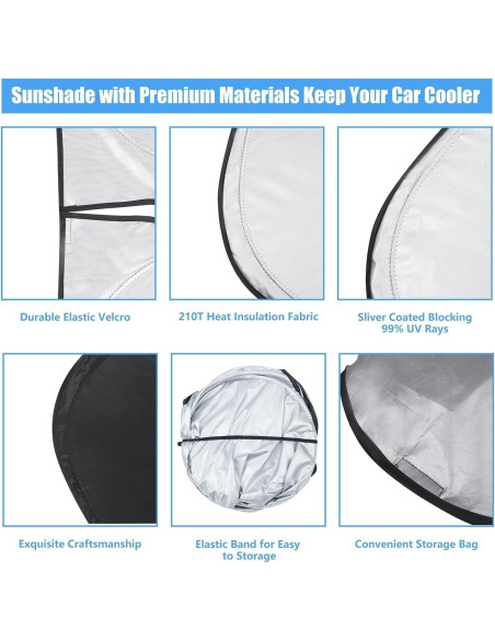 Protector Solar Parabrisas HOHUIGO Toyota Corolla 2009-2014