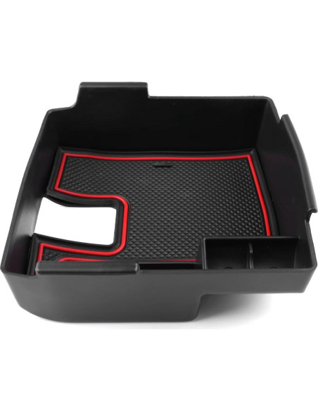 Organizador de Consola Central SKTU para Toyota Corolla 2020-2025 Rojo