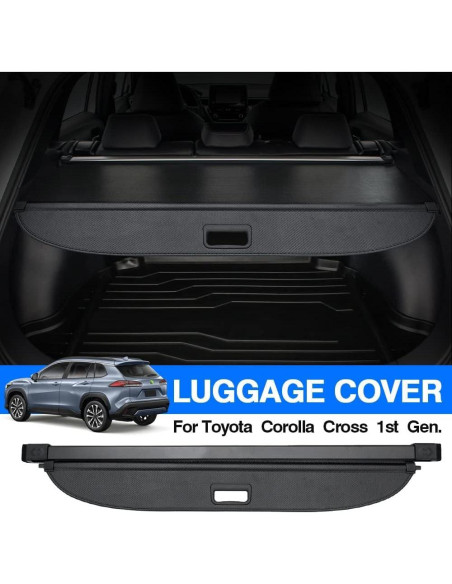 Cubierta de Carga Retráctil Powerty para Toyota Corolla Cross 2022-2024