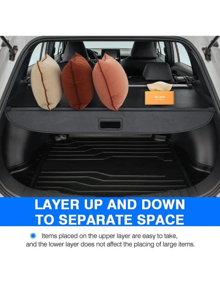 Cubierta de Carga Retráctil Powerty para Toyota Corolla Cross 2022-2024