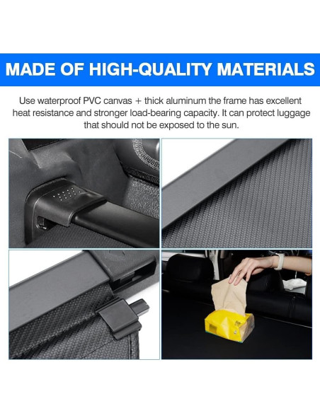 Cubierta de Carga Retráctil Powerty para Toyota Corolla Cross 2022-2024