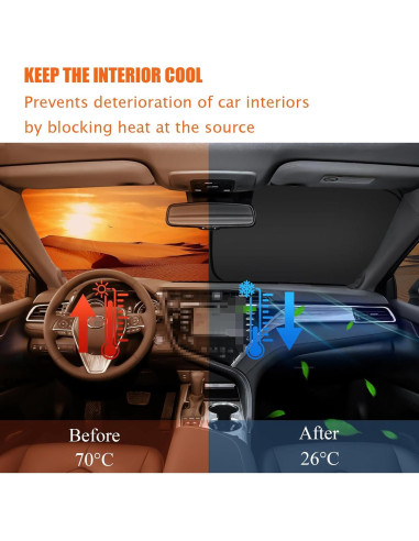 Cubierta Sombra Parabrisas Toyota Corolla 2014-2025 240T