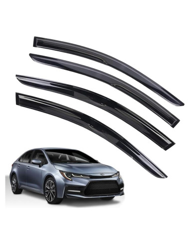 Deflectores de lluvia LETINGFAR para Toyota Corolla 2019-2023