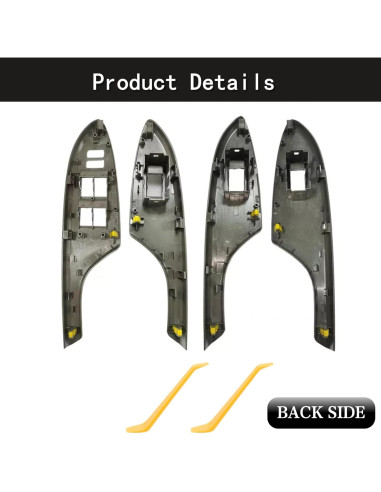 Cubierta Panel Interruptor Ventana Toyota Corolla 2009-2013 Plateado