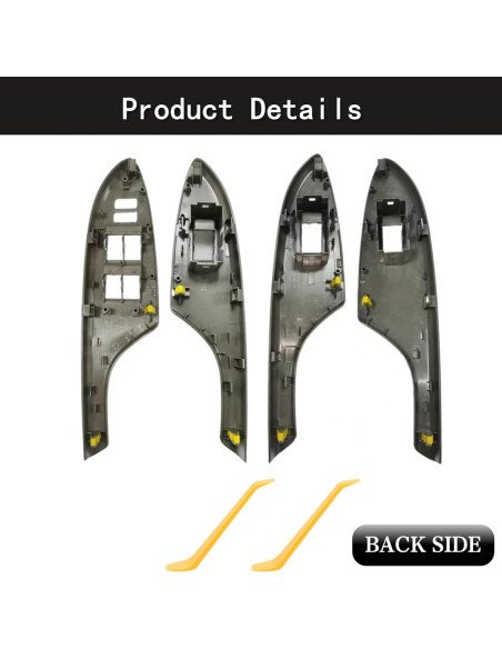 Cubierta Panel Interruptor Ventana Toyota Corolla 2009-2013 Plateado