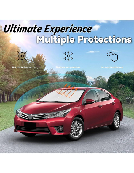 Protector Solar para Parabrisas Toyota Corolla 2009-2013